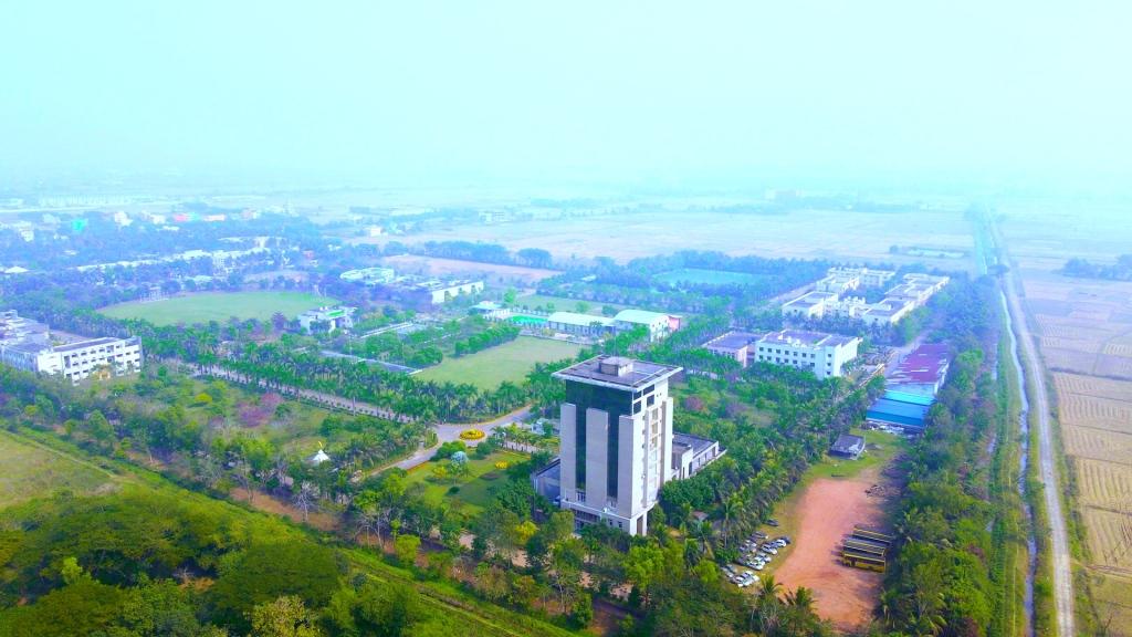 campus arial view